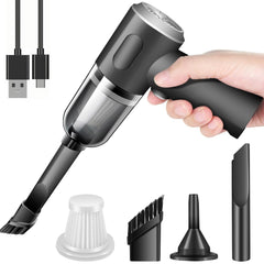 Cordless Rechargeable Handheld Vacuum Cleaner for Home and Car | Powerful Vehicle Cleaning