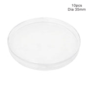 10Pcs Transparent Coin Holder Storage Boxes - Durable Plastic Coin Capsules for Collectors | 18-40mm Coin Protection Case