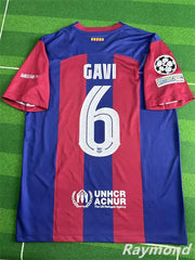 2023/24 Barcelona Home & Away Football Jersey | Player Edition No. 6 for Fans