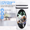 2.5 Gallon Touchless Bathroom Trash Can with Lid | Smart Plastic Waste Bin for Kitchen & Bathroom