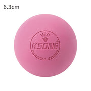 6.3cm Lacrosse Massage Ball for Muscle Relaxation & Pain Relief - Portable Fascia Therapy Ball for Yoga & Jaw Exercises