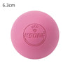 6.3cm Lacrosse Massage Ball for Muscle Relaxation & Pain Relief - Portable Fascia Therapy Ball for Yoga & Jaw Exercises