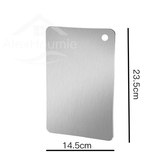 Stainless Steel Cutting Board | Rectangular Chopping Board for Kitchen | Durable Dough Kneading & Food Prep Tool for Fruits, Vegetables, and Meat