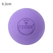 6.3cm Lacrosse Massage Ball for Muscle Relaxation & Pain Relief - Portable Fascia Therapy Ball for Yoga & Jaw Exercises