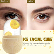 Upgraded Ice Roller Facial Massage Tool – Silicone Ice Cubes for Skin Tightening, Temperature Reduction, and Enhanced Skincare