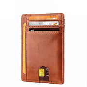 Men's Slim Leather Wallet | RFID Blocking Credit Card Holder & ID Pocket | PU Leather USA