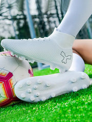 Lightweight Breathable Soccer Cleats | Anti-Slip Lace-Up Football Shoes | Perfect for Summer 2024