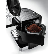  Coffee Machine | Black & Silver Multi-Color Coffee Maker for Drip & Espresso Brewing